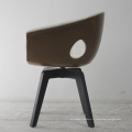 Современная мебель для столовой Обеденный стул с металлической ножкой